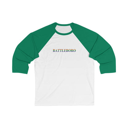 Battleboro Rainbow Unisex 3\4 Sleeve Baseball Tee