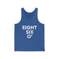 eight six oh / 860 / ct / connecticut unisex tank top shirt 