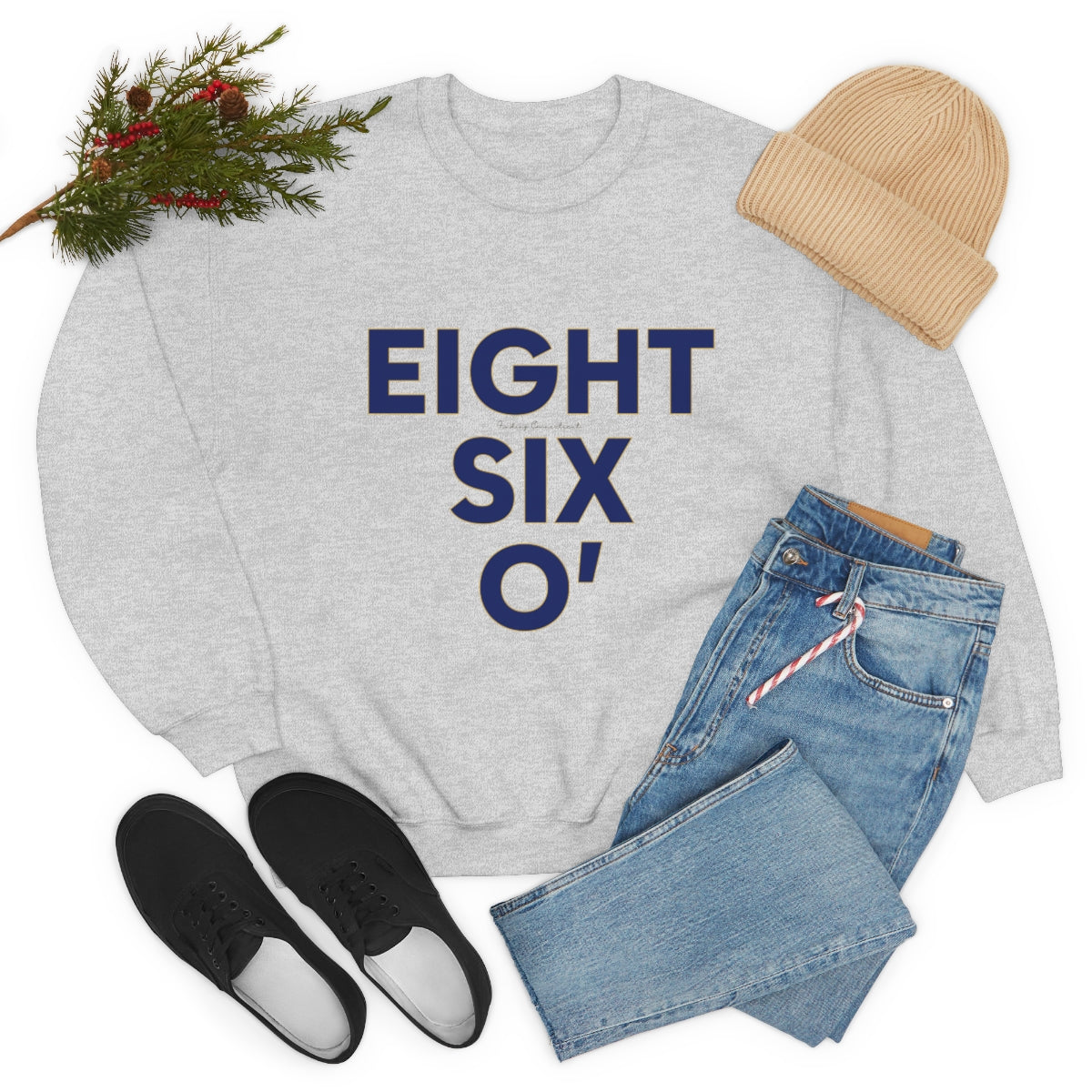 eight six o' 860 // connecticut unisex sweatshirt // finding connecticut 