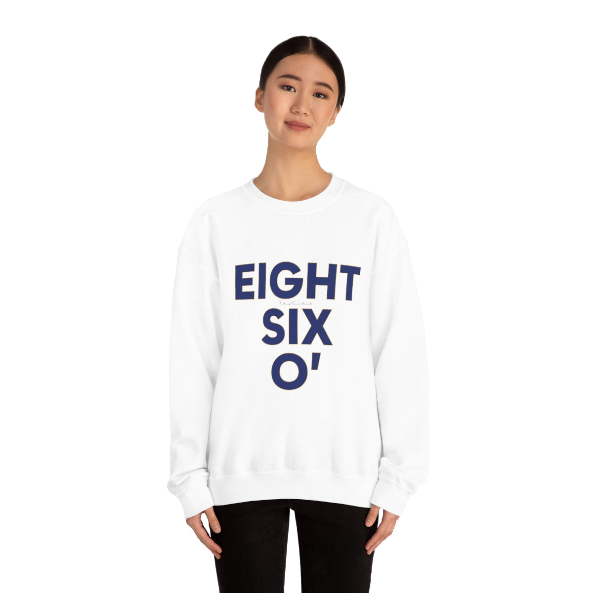 eight six o' 860 // connecticut unisex sweatshirt // finding connecticut 