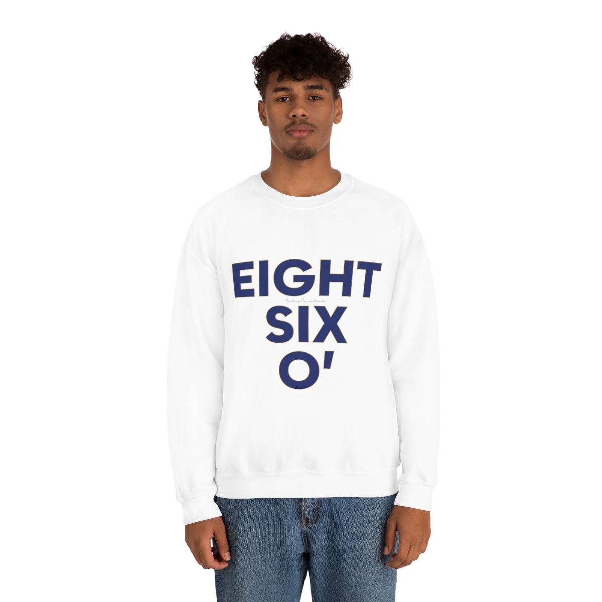 eight six o' 860 // connecticut unisex sweatshirt // finding connecticut 
