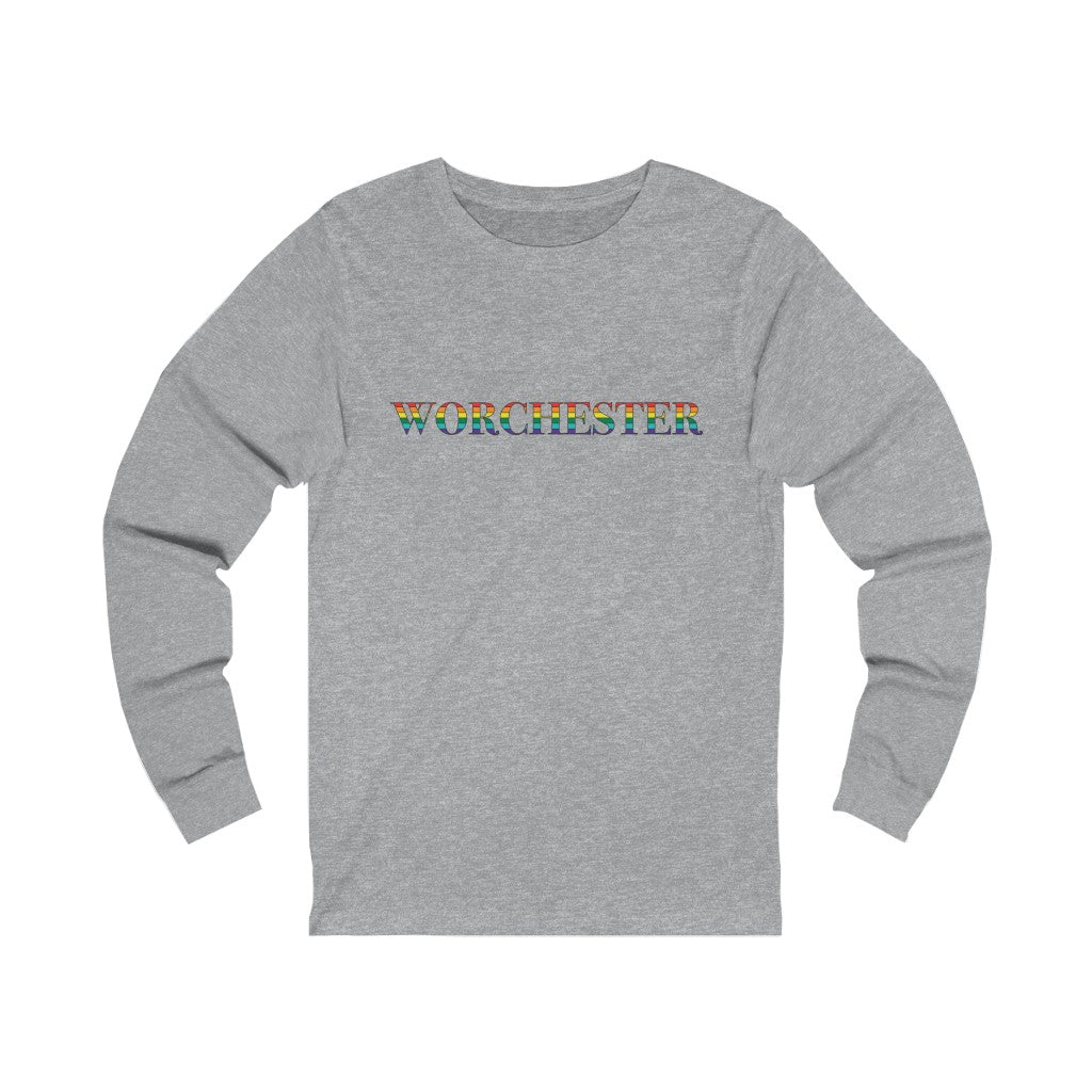 Worchester Rainbow Unisex Jersey Long Sleeve Tee