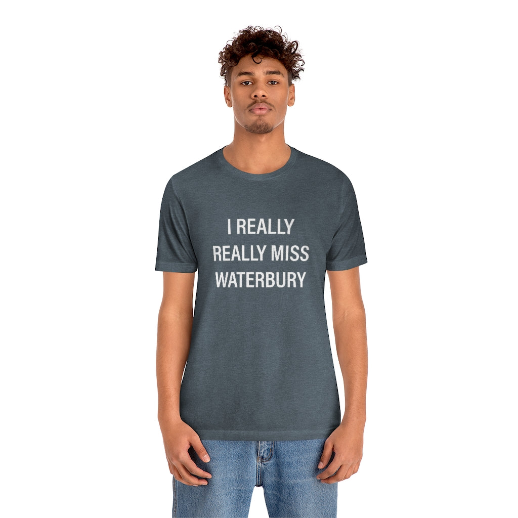 I Really Really Miss Waterbury Unisex Jersey Short Sleeve Tee