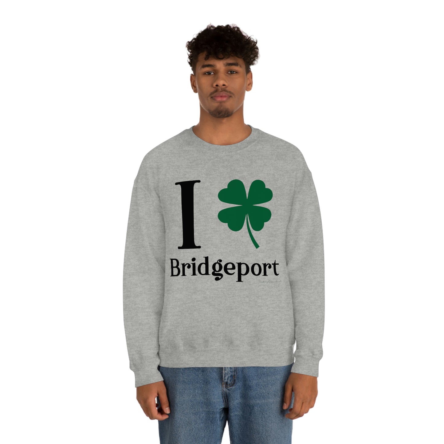 I Clover Bridgeport Unisex Heavy Blend™ Crewneck Sweatshirt