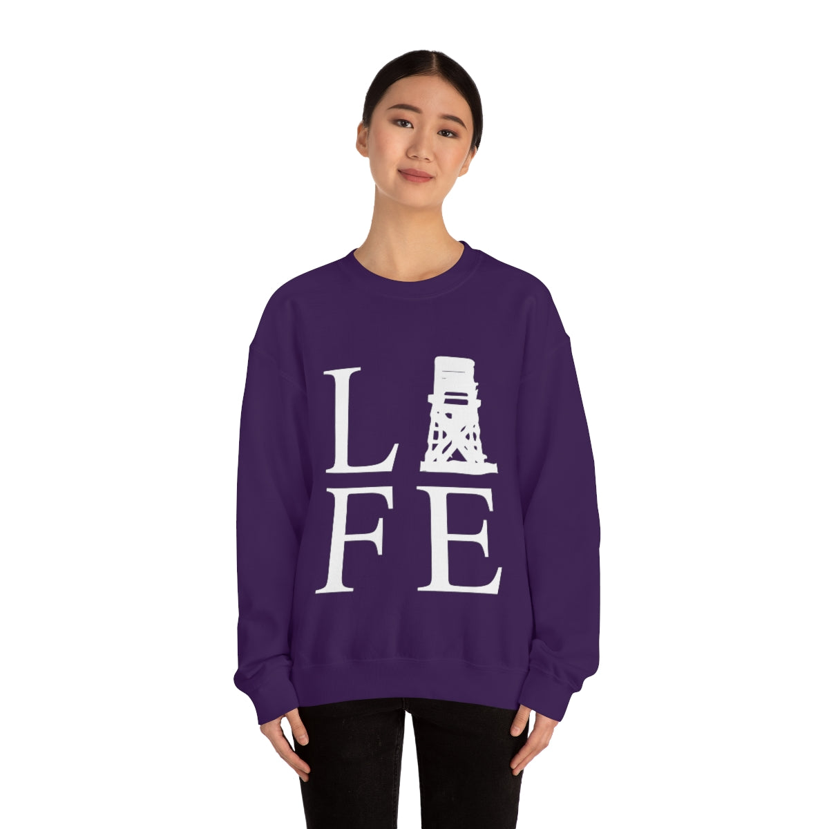 Fairfield Life (front) Unisex Heavy Blend™ Crewneck Sweatshirt