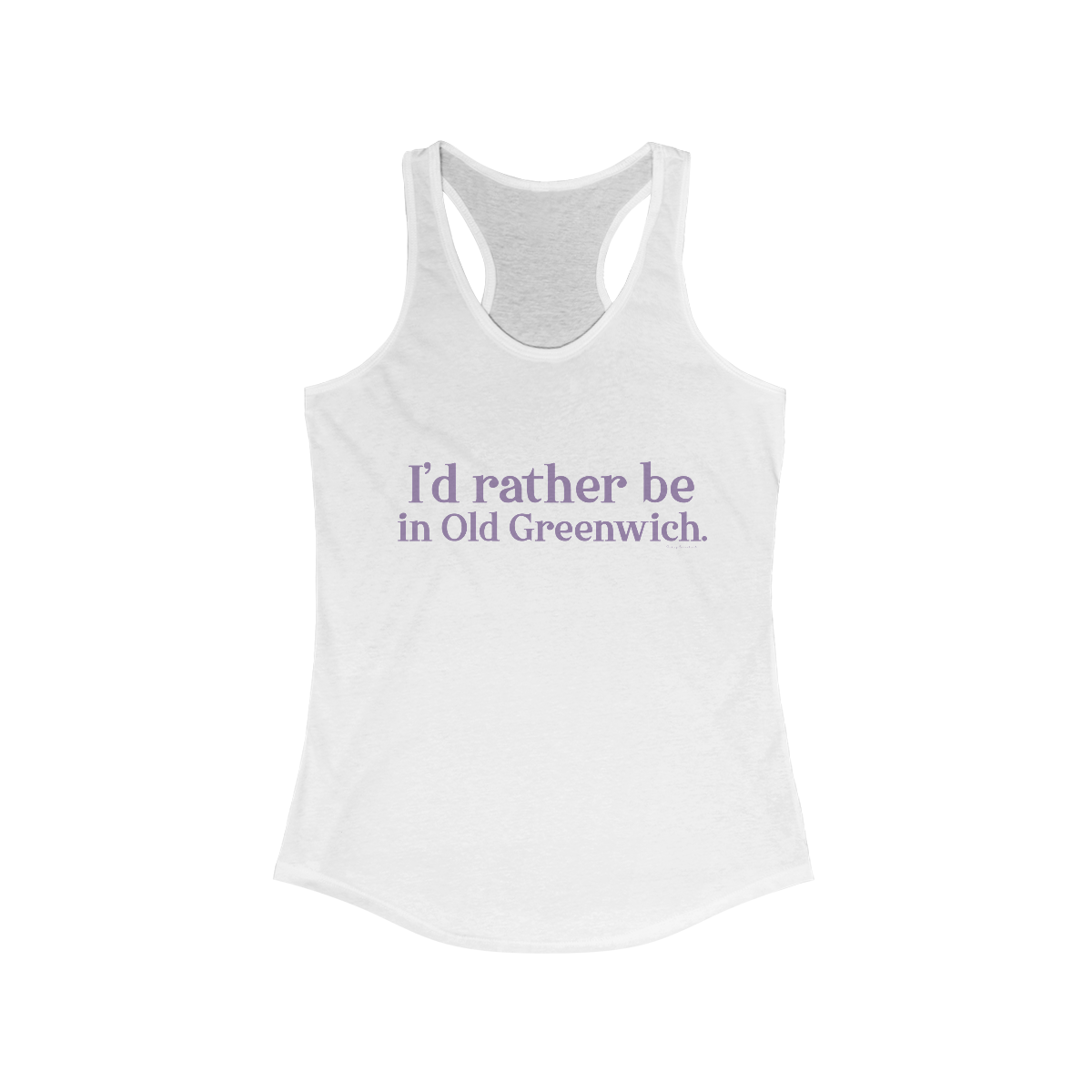 greenwich ct / connecticut womens tank top shirt