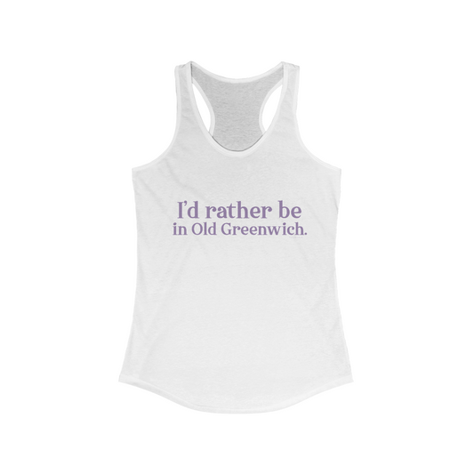 greenwich ct / connecticut womens tank top shirt