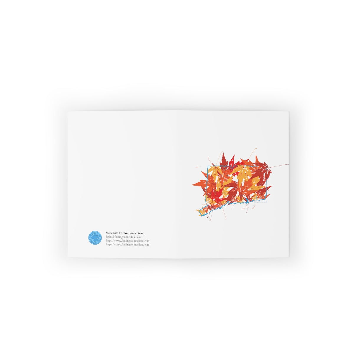 Connecticut Leaves Greeting Cards (8, 16, and 24 pcs)