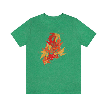 Maine leaves tee shirt