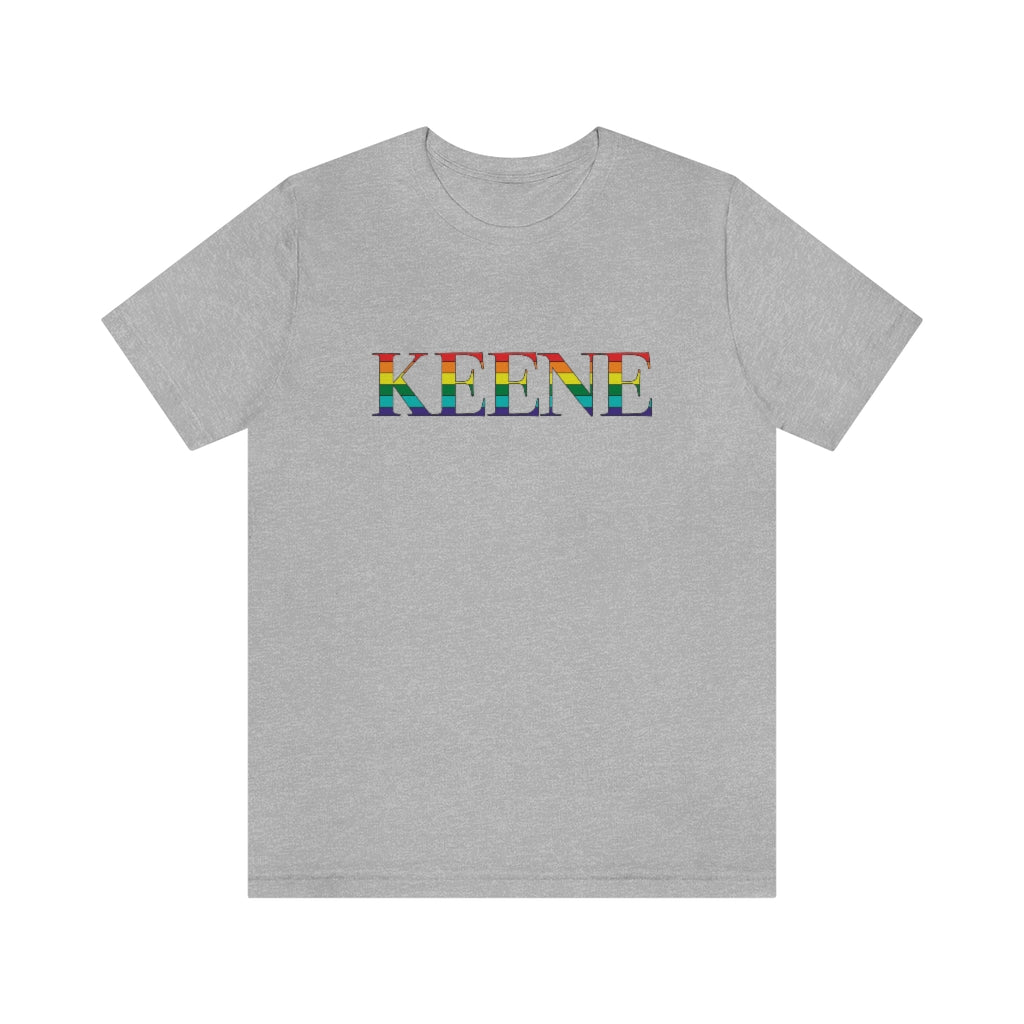 Keene Rainbow Unisex Jersey Short Sleeve Tee