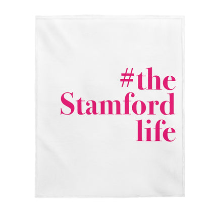 #thestamfordlife Velveteen Plush Blanket