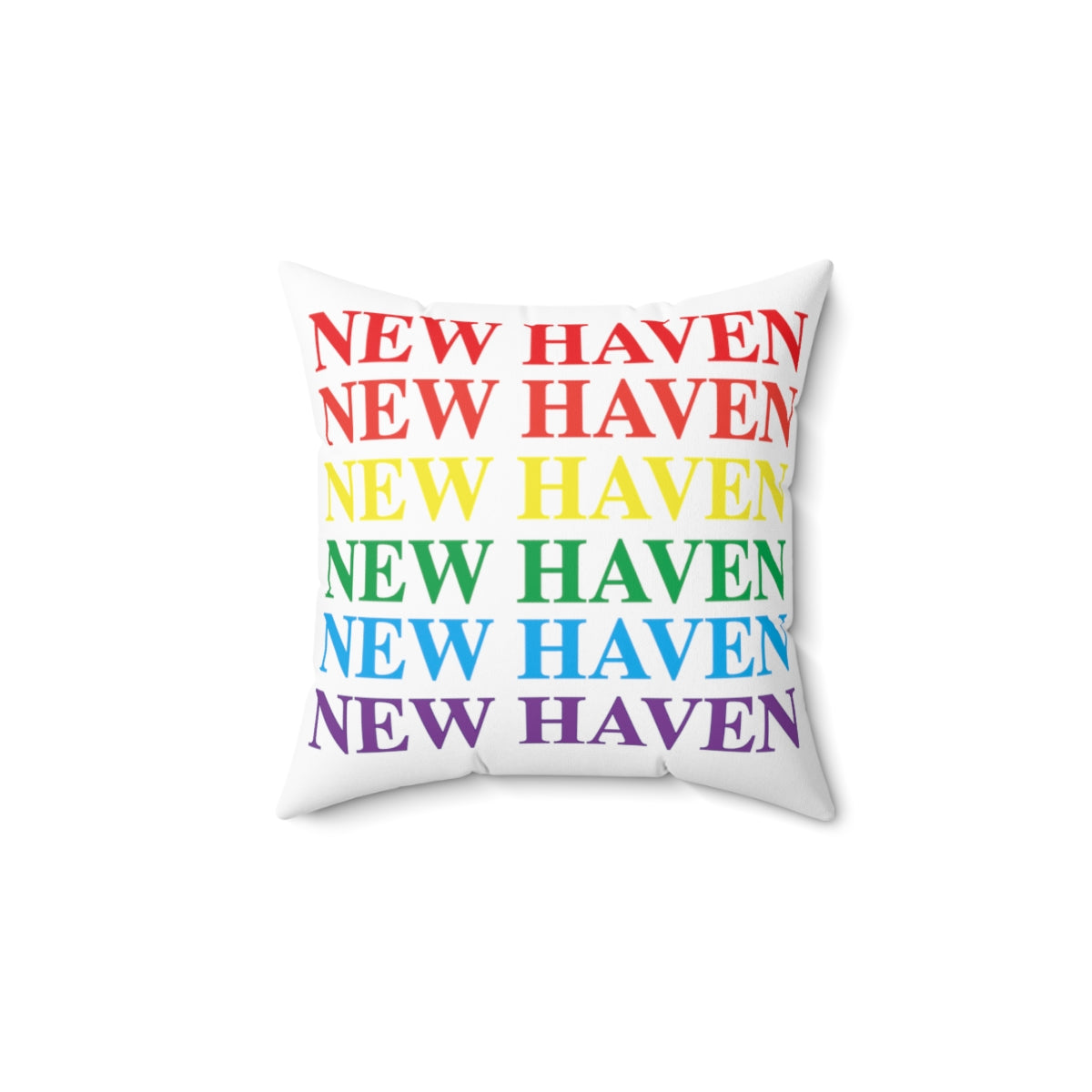 New Haven Pride Spun Polyester Square Pillow 