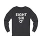 eight six oh / ct / connecticut 860 long sleeve tee shirt 