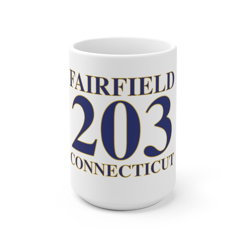 Fairfield 203 Connecticut coffee mug 