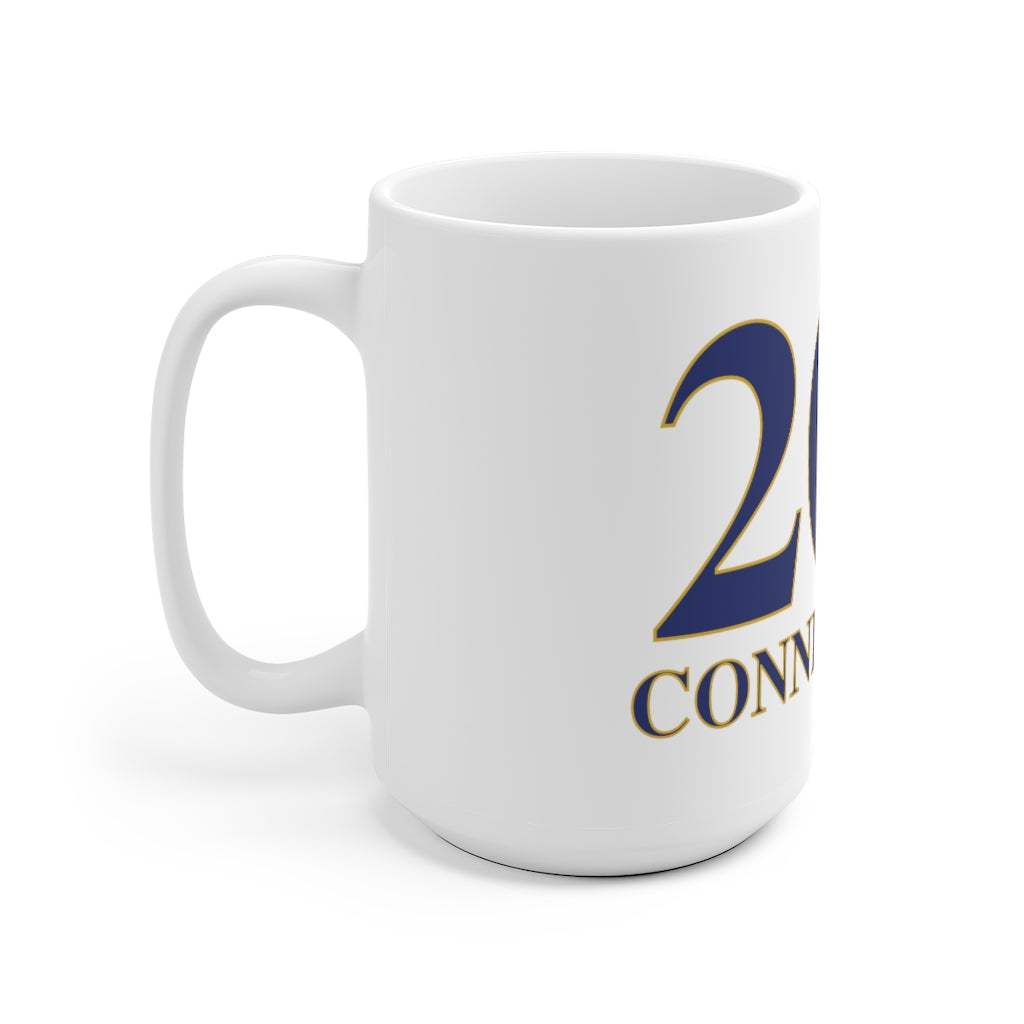 203 Connecticut White Ceramic Mug