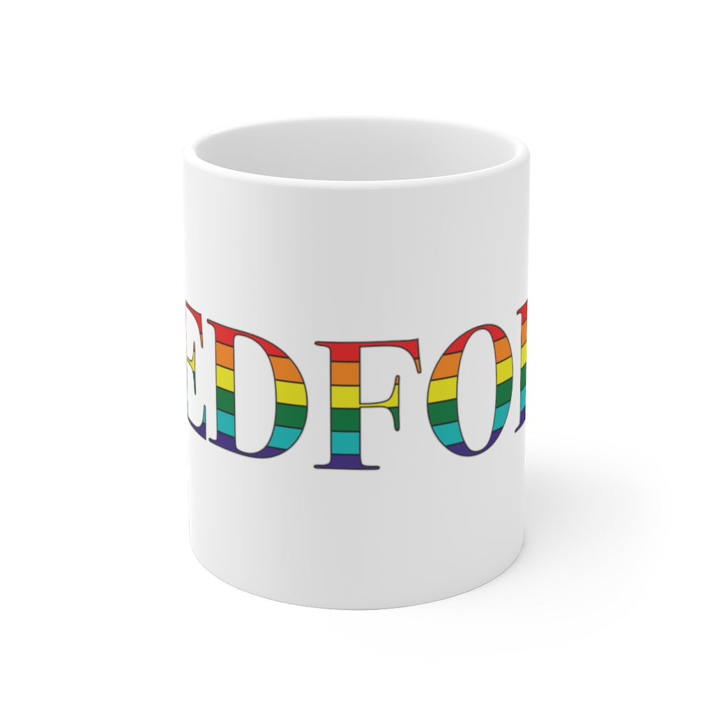 Medford Rainbow  White Ceramic Mug