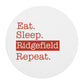 Eat. Sleep. Ridgefield. Repeat. Mousepad