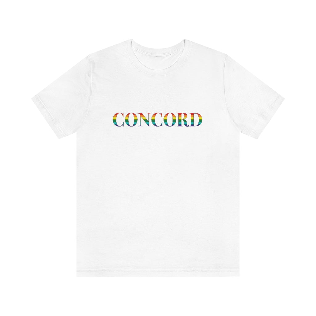 Concord Rainbow Unisex Jersey Short Sleeve Tee