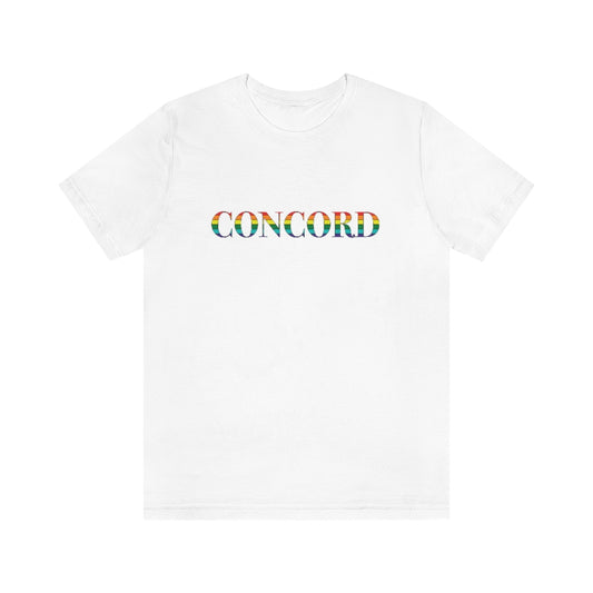 Concord Rainbow Unisex Jersey Short Sleeve Tee