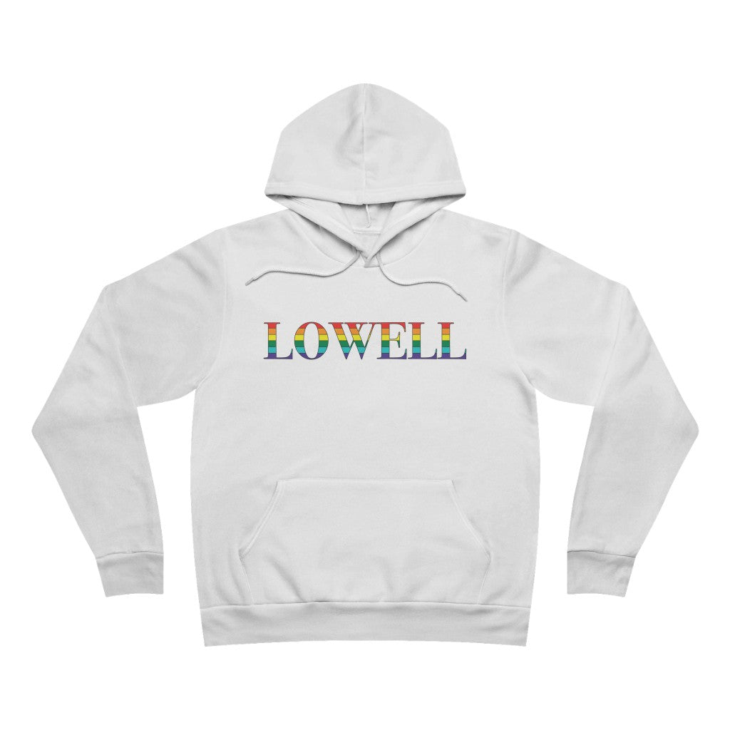 Lowell Rainbow Unisex Sponge Fleece Pullover Hoodie