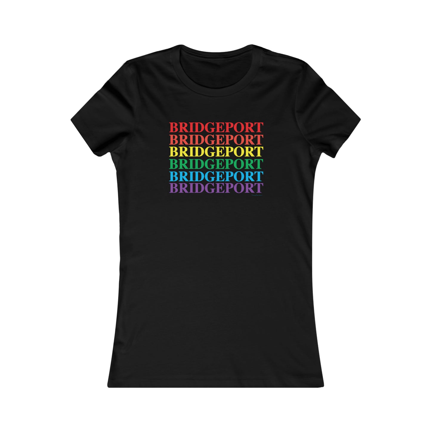 Bridgeport pride womens tee shirt bridgeport ct 