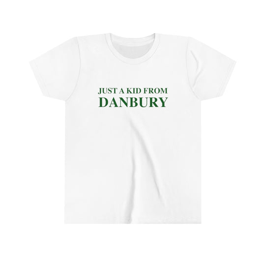 just a kid from danbury ct tee shirt 