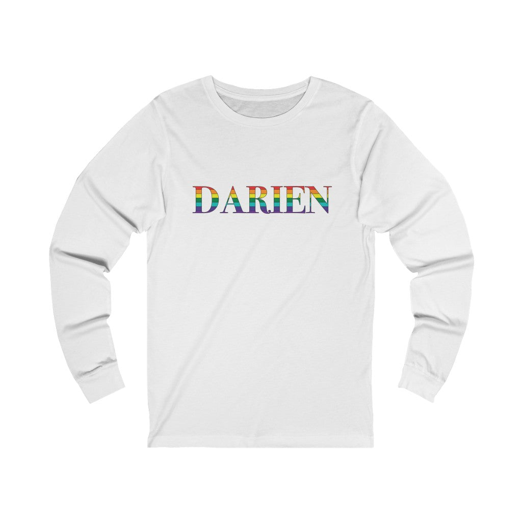 Darien rainbow long sleeve tee shirt