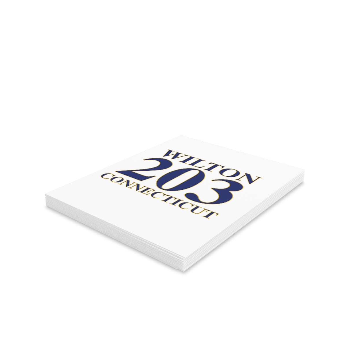 Wilton 203 Connecticut Greeting Cards (8, 16, and 24 pcs)