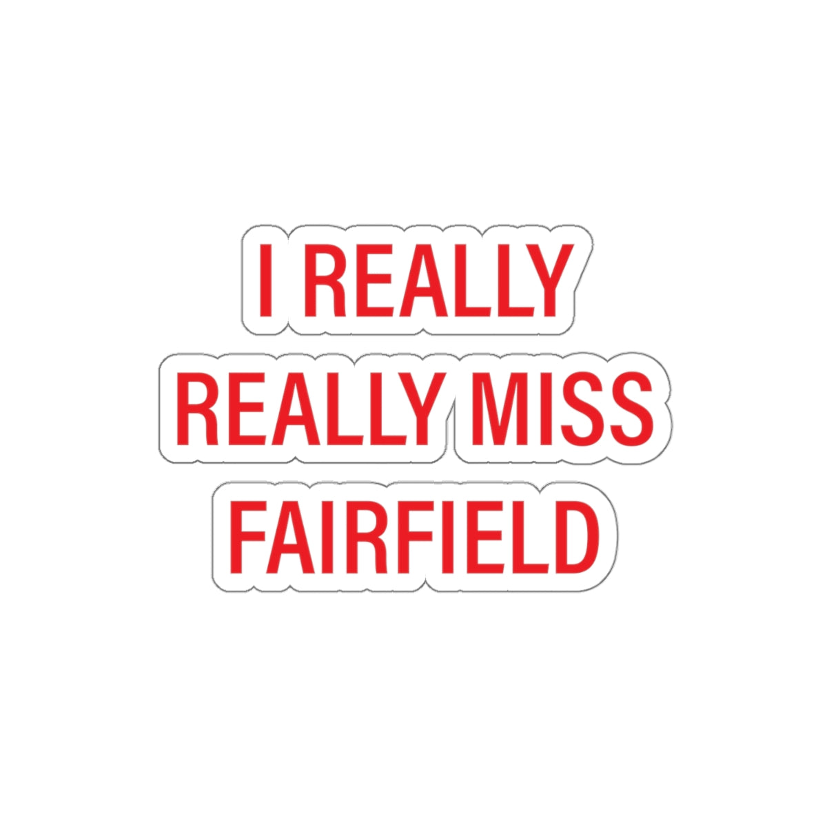 fairfield conencticut sticker 