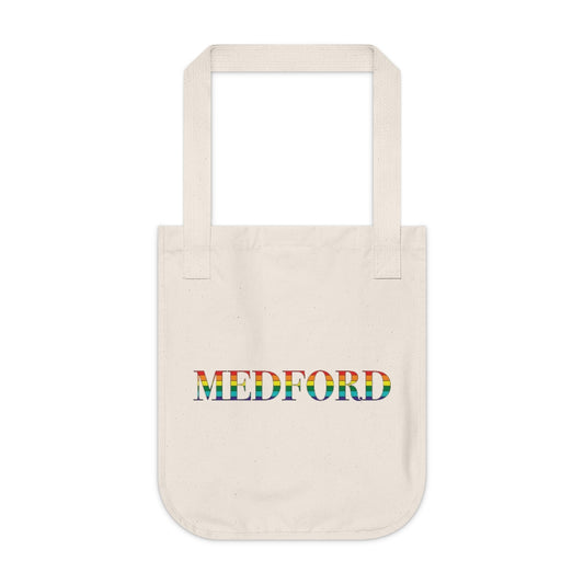 Medford Rainbow Organic Canvas Tote Bag