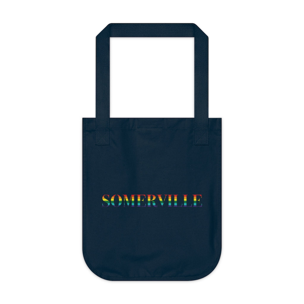 Somerville Rainbow Organic Canvas Tote Bag