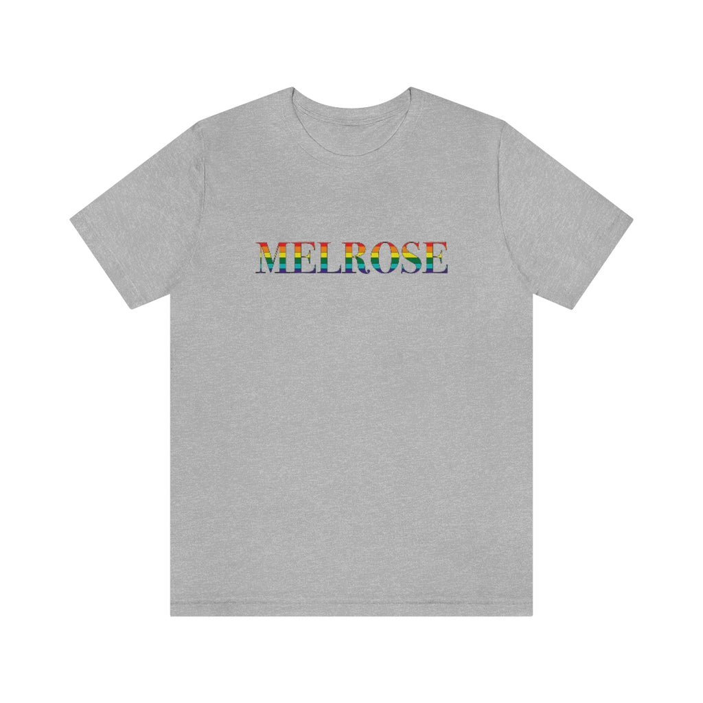 Melrose Rainbow Unisex Jersey Short Sleeve Tee