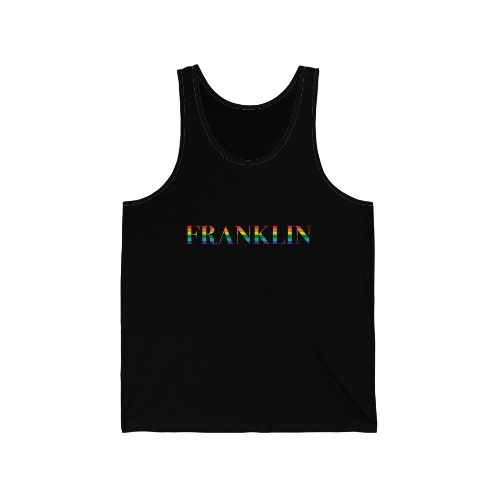 Franklin Rainbow Unisex Jersey Tank