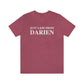 Just a kid from Darien Unisex Jersey Short Sleeve Tee