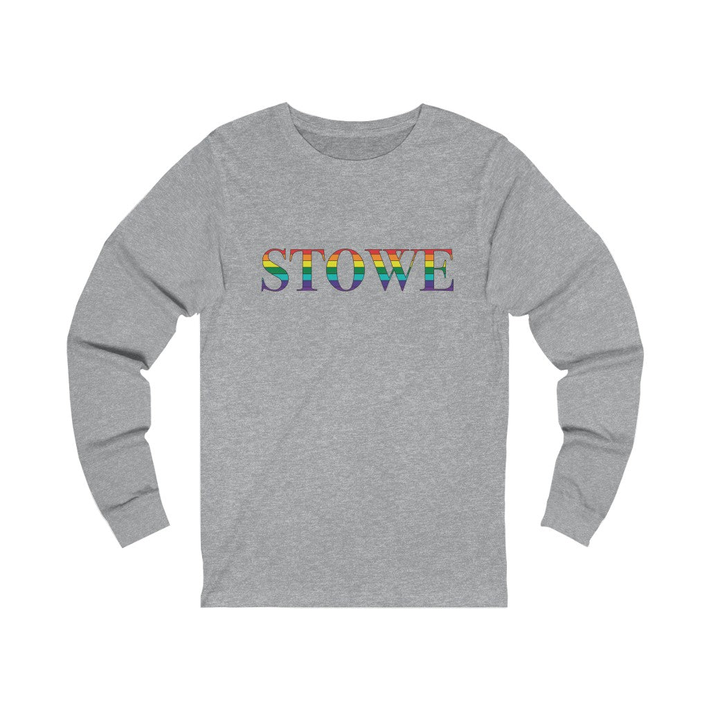 Stowe Rainbow Unisex Jersey Long Sleeve Tee