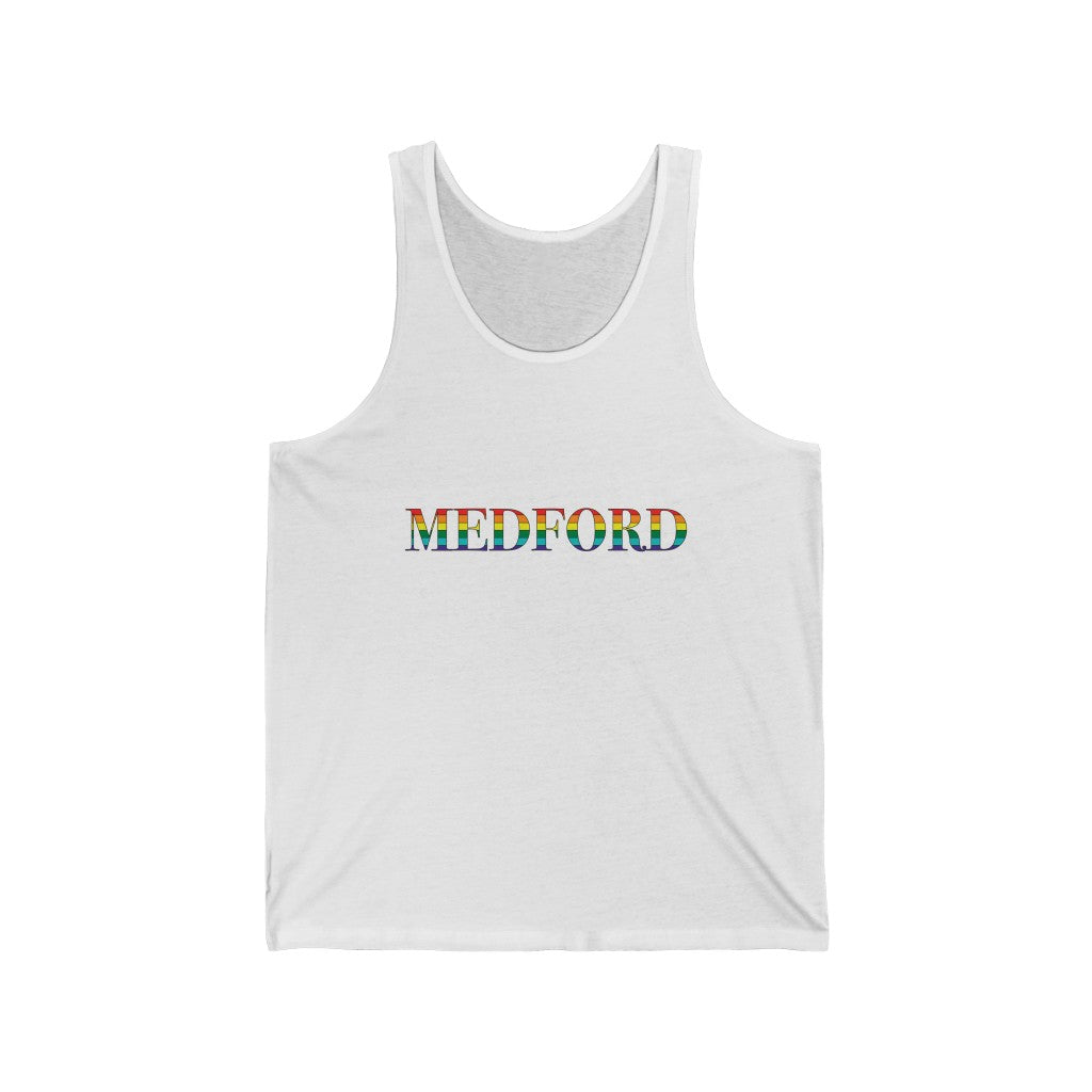 Medford Rainbow Unisex Jersey Tank