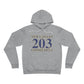 New Canaan 203 Connecticut Unisex Sponge Fleece Pullover Hoodie  The 203 New Canaan Collection. Show off New Canaan and Connecticut at the same time. Colors were inspired by the Connecticut state flag.   Proceeds help build Finding New Canaan and Finding Connecticut's brand. 