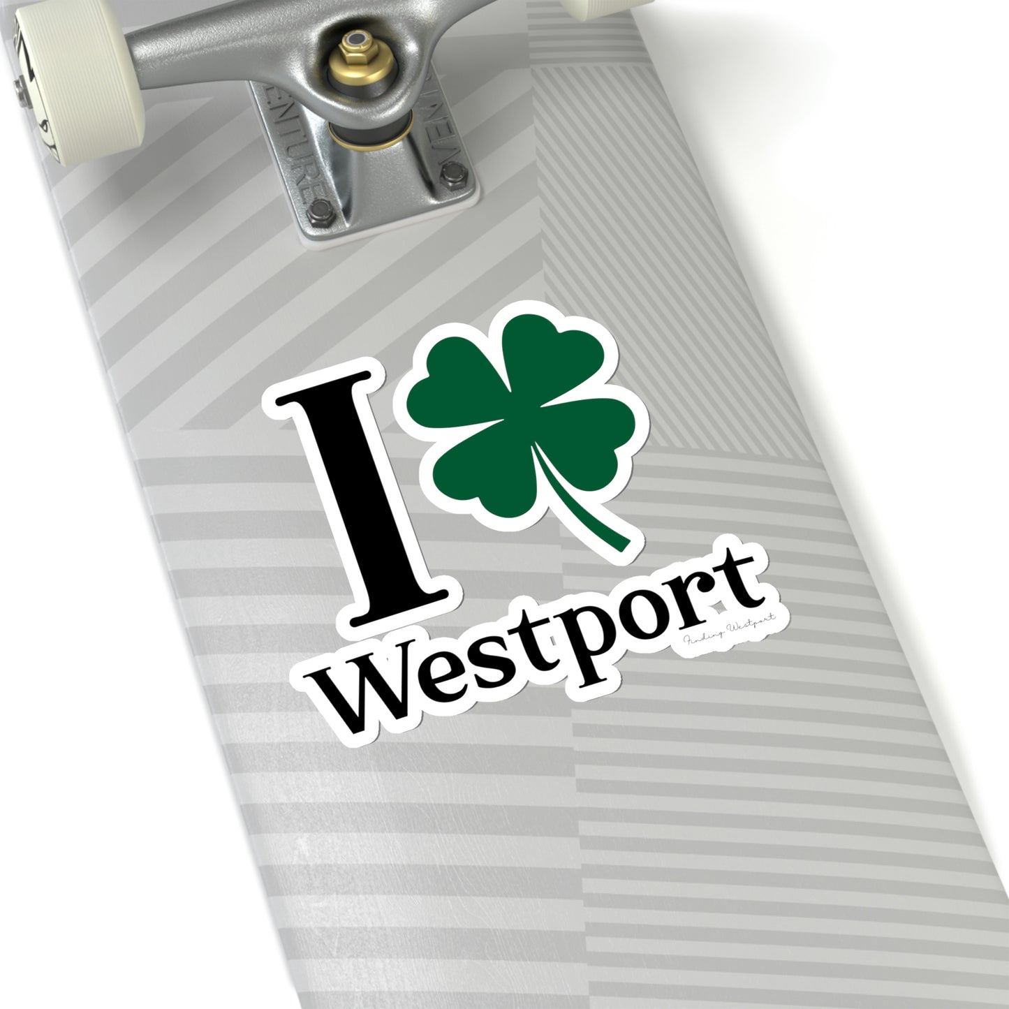 I Clover Westport Kiss-Cut Stickers