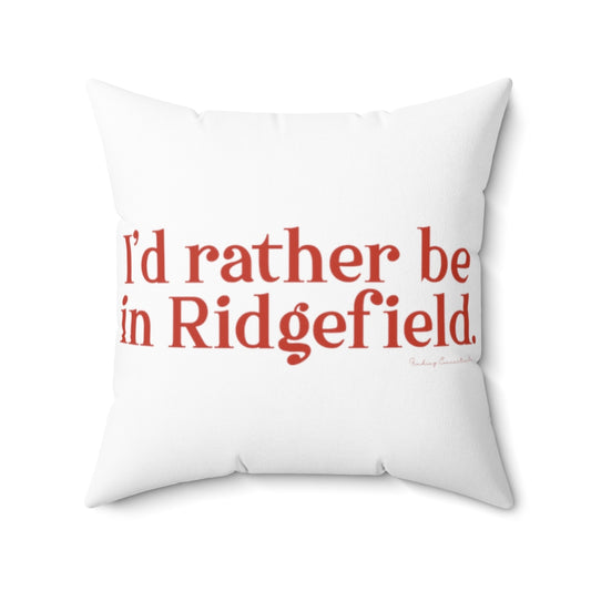 Ridgefield ct pillow