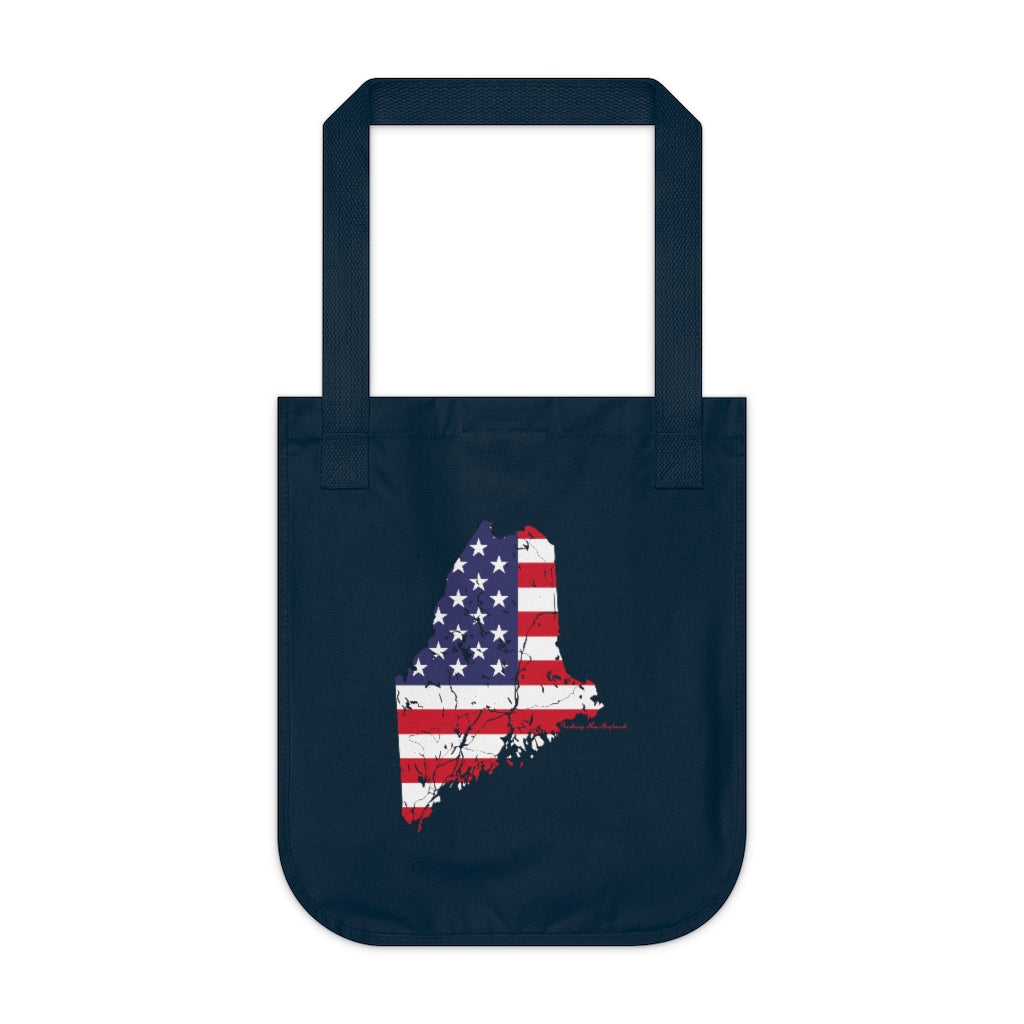 Maine American Flag collection has tee shirts, mugs, reusable bags, and other apparel and gifts. All proceeds goes to help build the Finding Maine brand and get our website up and going. Free shipping on all products. 