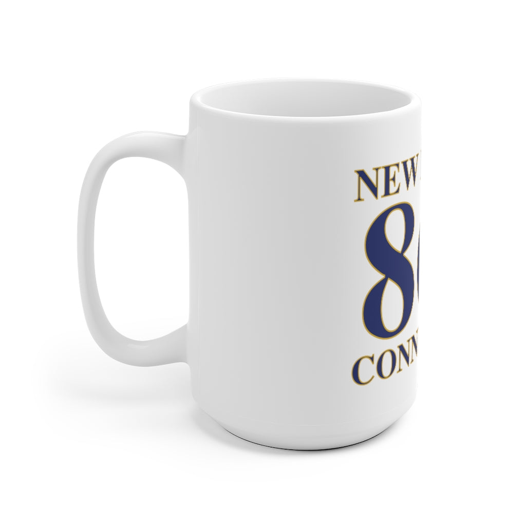 New Britain 860 Connecticut White Ceramic Mug