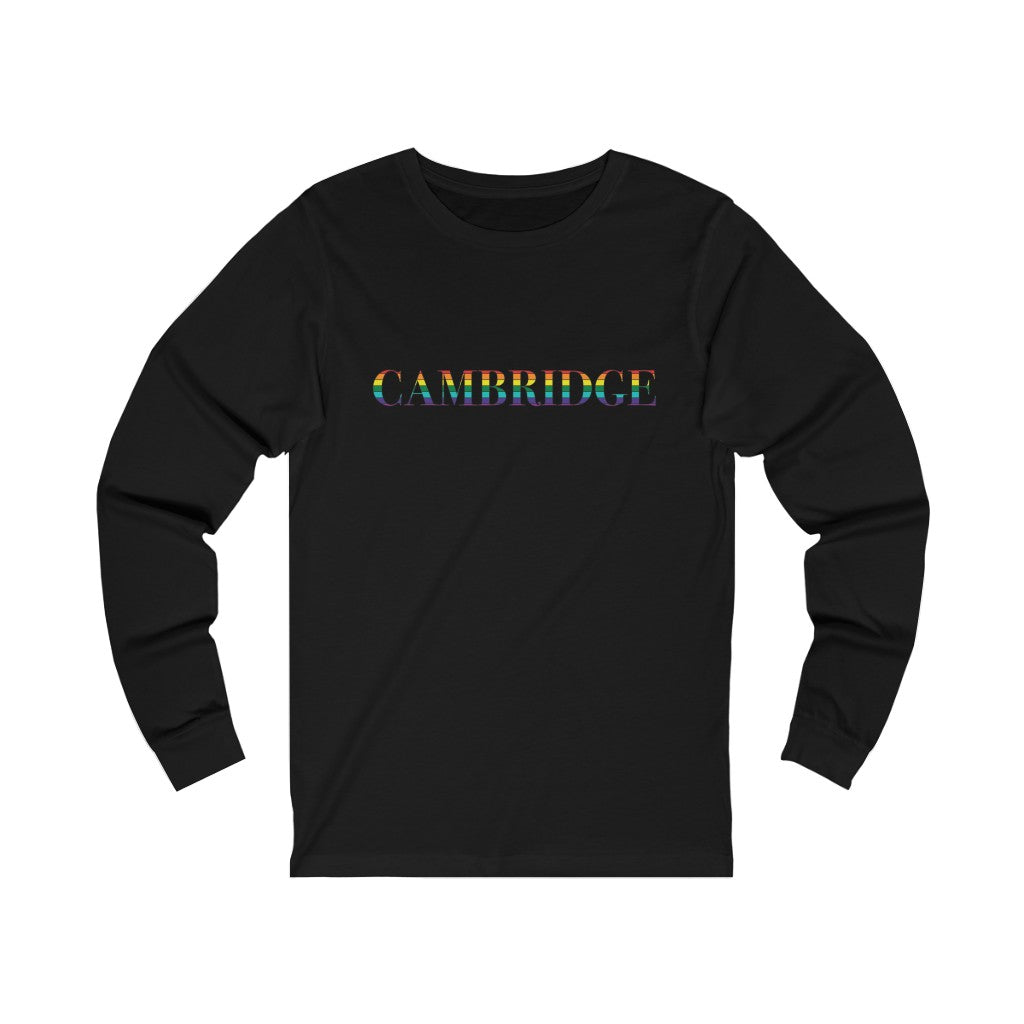 Cambridge Rainbow Unisex Jersey Long Sleeve Tee