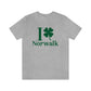 Norwalk Connecticut St. Patrick's Day shirt, I Clover Norwalk
