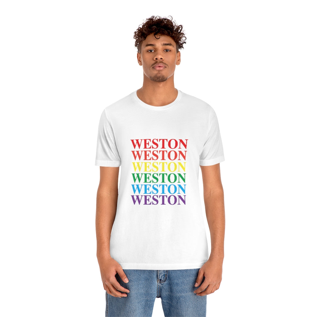 Do you have Weston Pride? Weston, Connecticut apparel and gifts including mugs including LGBTQ inspired apparel and gifts. 10% of pride sales are donated to a Connecticut LGBTQ organization. Free shipping! 