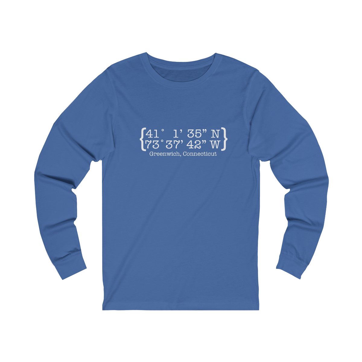 greenwich ct / connecticut long sleeve tee shirt 