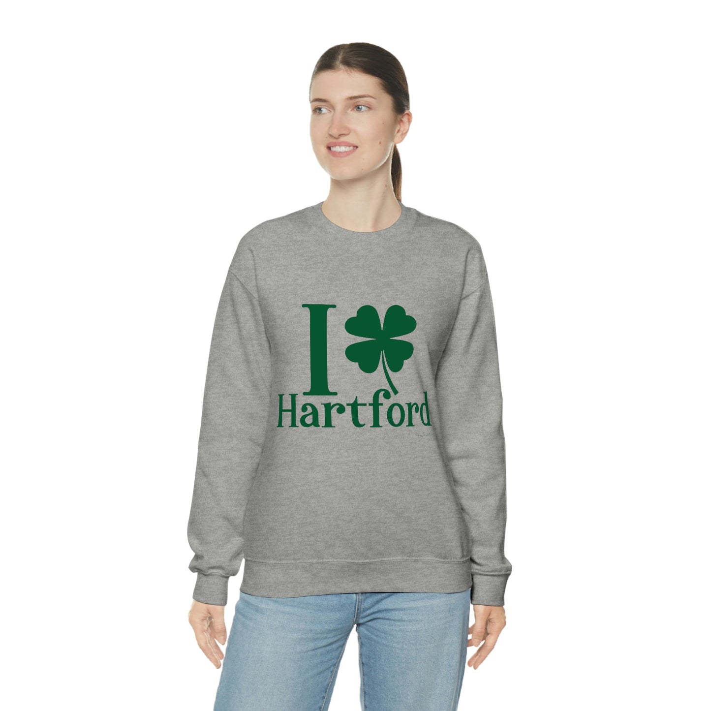 I Clover Hartford Unisex Heavy Blend™ Crewneck Sweatshirt