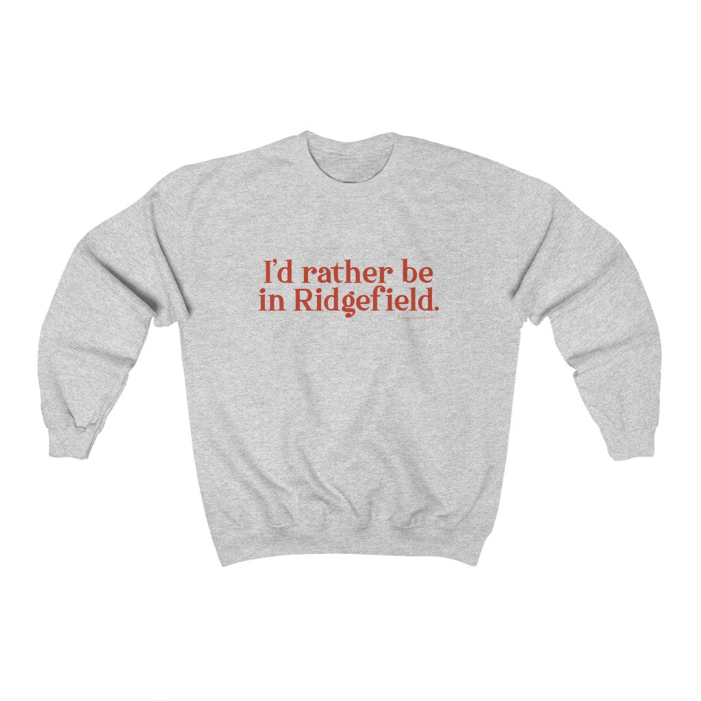 I’d rather be in Ridgefield  travel mug, hoodies, sweatshirts, shirts, home gifts and apparel. Unless noted proceeds go to help grow Finding Ridgefield and Finding Connecticut brands. Free shipping on all products. 