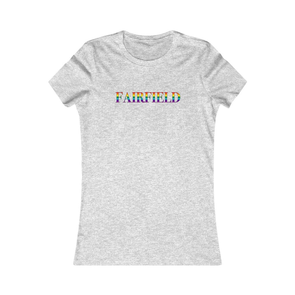 fairfield pride womens tee shirt 