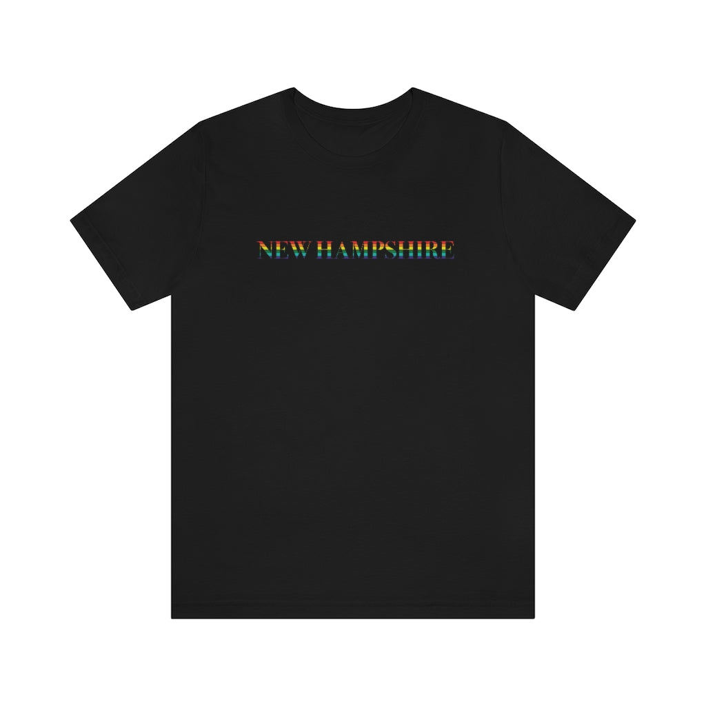 New Hampshire Rainbow Unisex Jersey Short Sleeve Tee