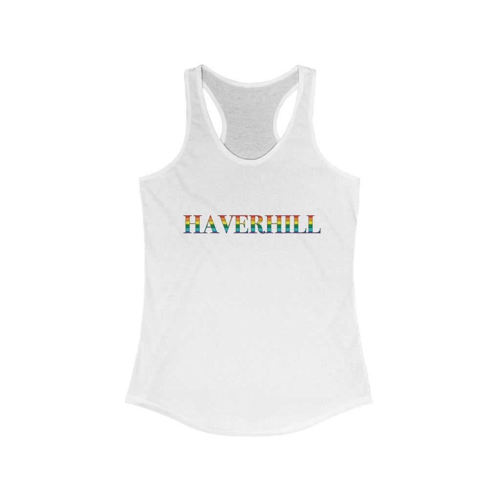 Haverhill Rainbow Women's Ideal Racerback Tank